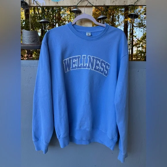 Sporty & Rich Light Blue Wellness‎ Sweatshirt